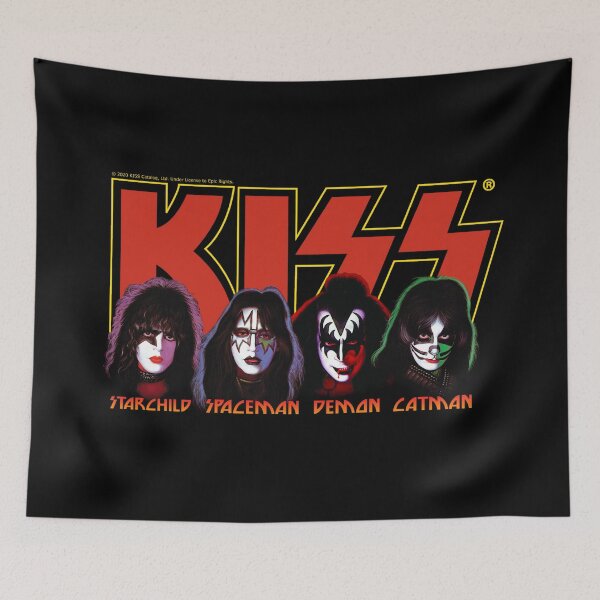 Item preview, KISS Band Logo with Members  designed and sold by designminimal.