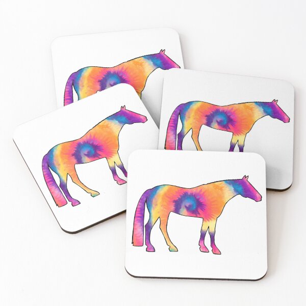 Item preview, Tie Dye Horse designed and sold by HorseFly Ranch.