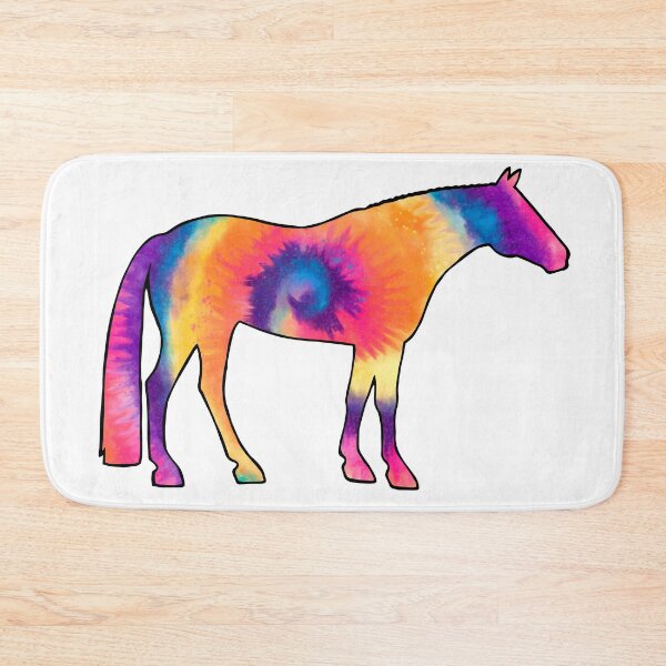 Item preview, Tie Dye Horse designed and sold by HorseFly Ranch.