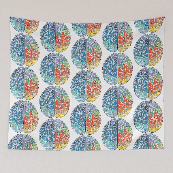 Item preview, Colorful Brain  designed and sold by brittkaleda.