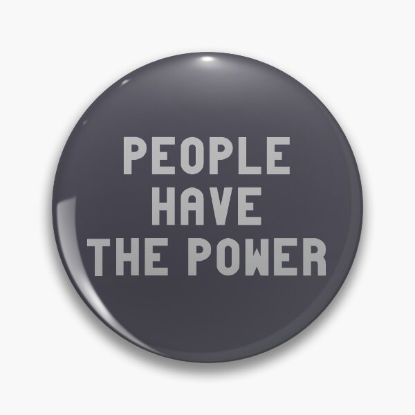 Item preview, People have the power 2, silver designed and sold by perezzzoso.