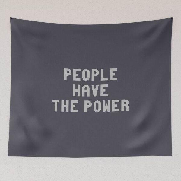 Item preview, People have the power 2, silver designed and sold by perezzzoso.