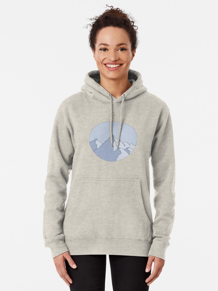 Mountain design hoodie hotsell