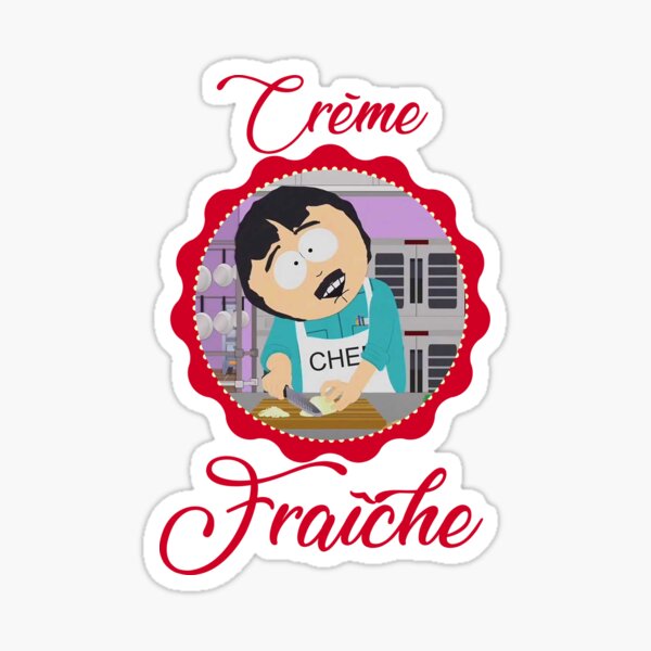 Creme fraiche Sticker