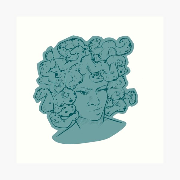 Medusa (slays) Art Print
