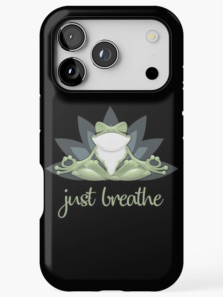 Aperçu 1 sur 4. Coque iPhone avec l'œuvre Respire créée et vendue par ReesDesigns.
