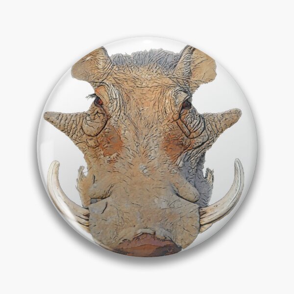 Item preview, Warthog Phacochoerus Face Mammal Horrid Crushed Doormat Texture designed and sold by SlightUser.