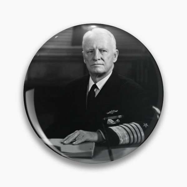 Item preview,  Admiral Chester Nimitz Portrait designed and sold by warishellstore.