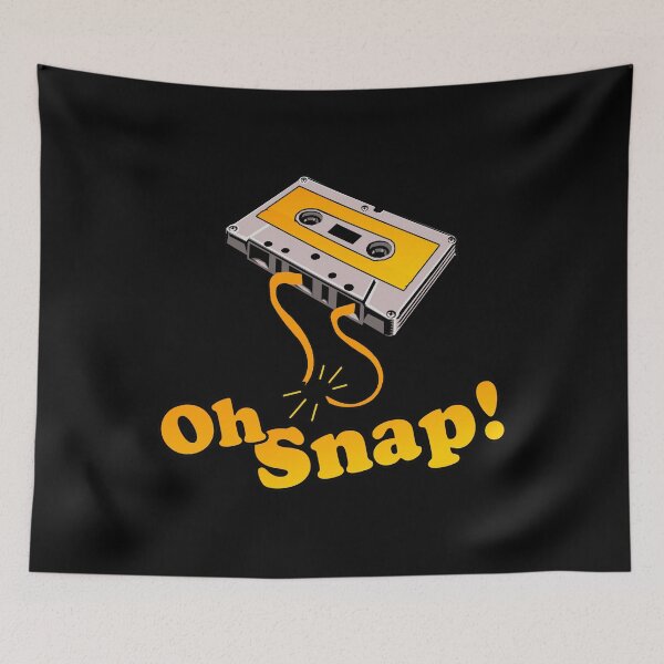 Item preview, Oh Snap 80's Cassette Tape designed and sold by flippinsg.