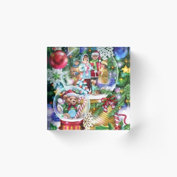 Item preview, Carolers and Teddy Bear Snow Globe designed and sold by Halcyon-Studio.