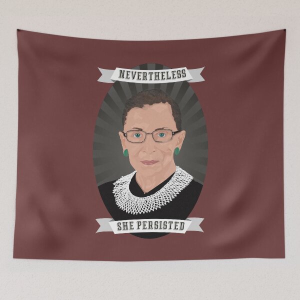 Aperçu de l'œuvre Néanmoins: Ruth Bader Ginsburg créée et vendue par PrettySickArt.