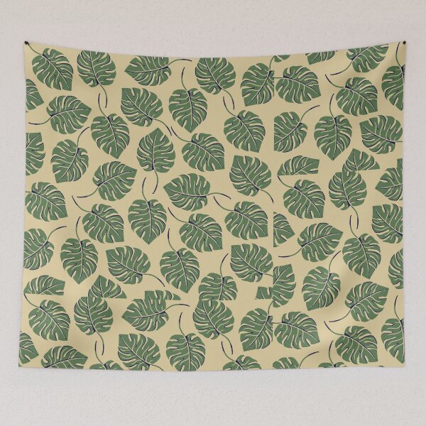 Item preview, Monstera Leaves Pattern designed and sold by kkavtaradze.