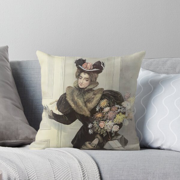 Item preview, Art Deco Christmas Flapper Fashion Illustration designed and sold by click4collage.
