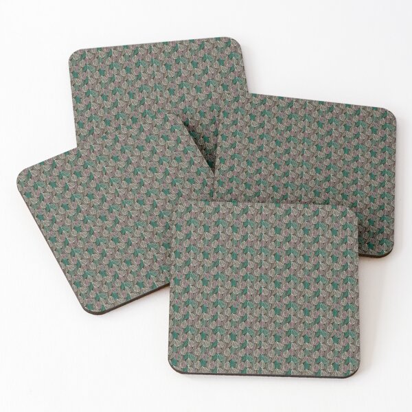 Item preview, Beautiful Greens and Browns Natural Colors Leaf Drawing Pattern. designed and sold by UrTops.