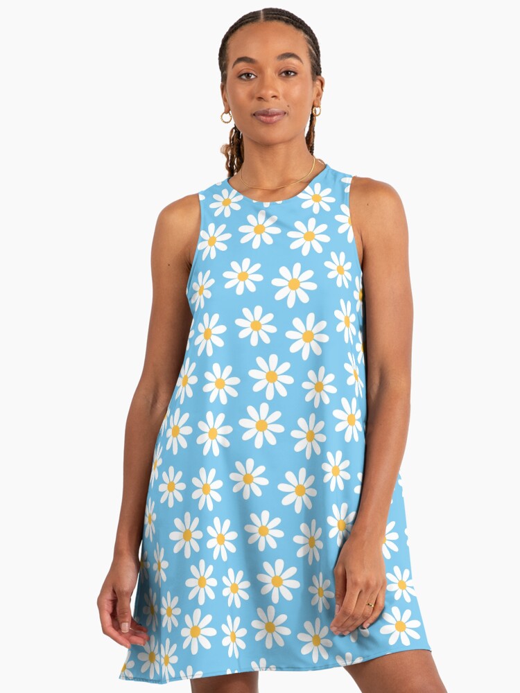 white and blue flowy dress Jane Summers Zoey Blue & White Strapless Midi Bridal Shower & Wedding Guest Dress 2 / Blue Print , female , adult main image 1