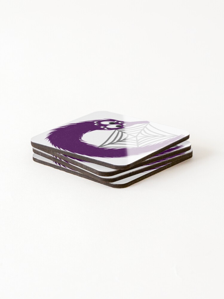 Thumbnail 4 of 5, Coasters (Set of 4), Web worm designed and sold by OddsAndLievens.