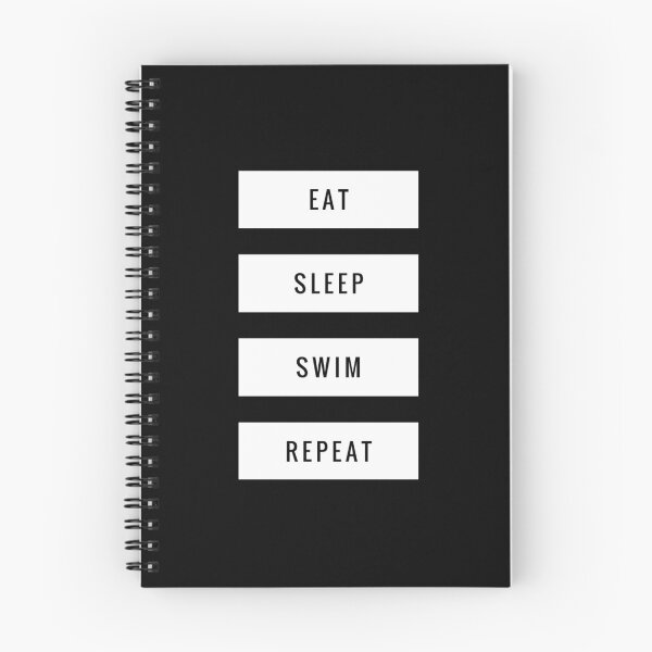 Item preview, Eat sleep swim repeat  designed and sold by ^ H12021 ^.