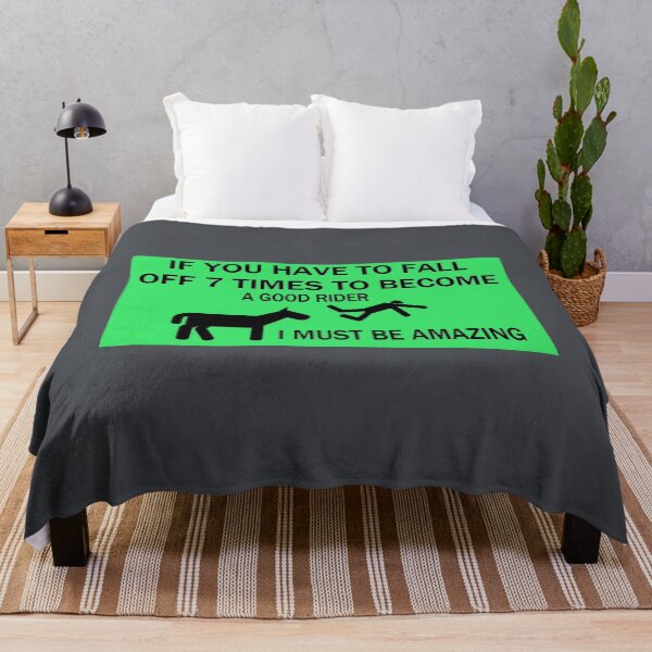 Item preview, 7 FALLS TO BECOME A GOOD RIDER (GREEN) designed and sold by onemoormove.