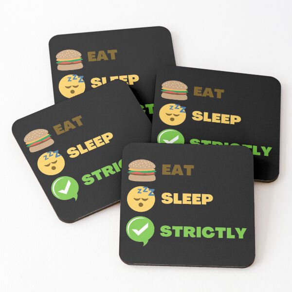 Item preview, Eat Sleep Strictly designed and sold by AutumnVibeShop.