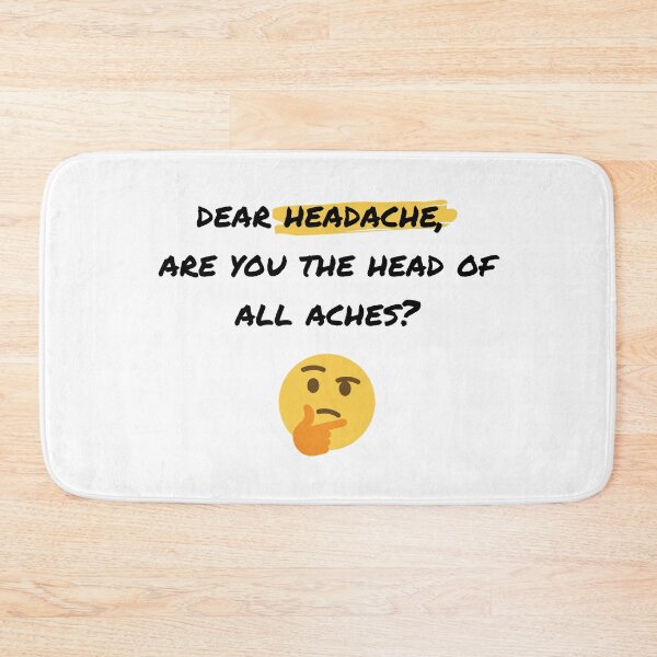 Item preview, Headache, are you the head of all aches? designed and sold by daguilon.