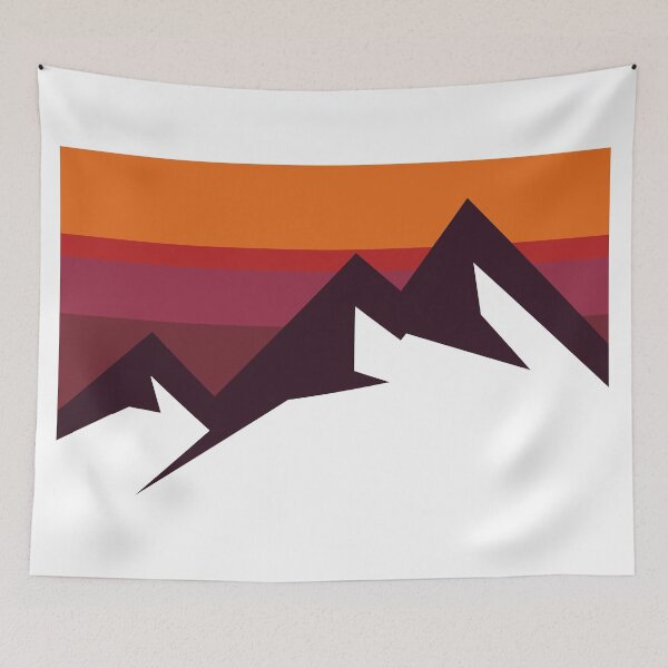 Item preview, abstract mountain twilight designed and sold by pholange.