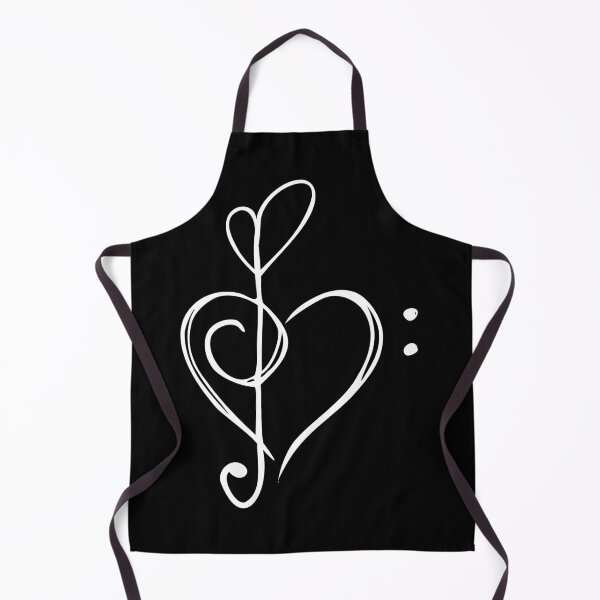 Item preview, Music heart clef designed and sold by TShirtsByMs.