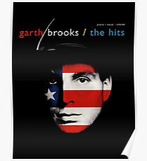 Garth Brooks the hits Poster