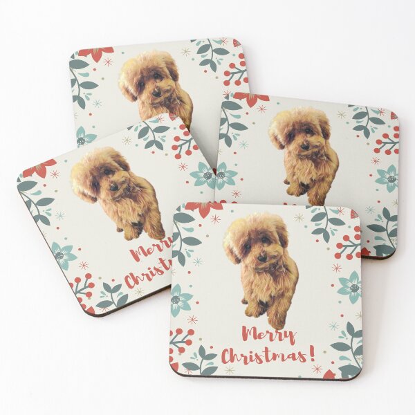 Item preview, Poodle Navidad designed and sold by AnnaAndVibes.