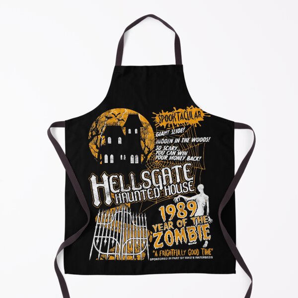 Item preview, HellsGate Haunted House Retro Style designed and sold by TheZombieArmy.