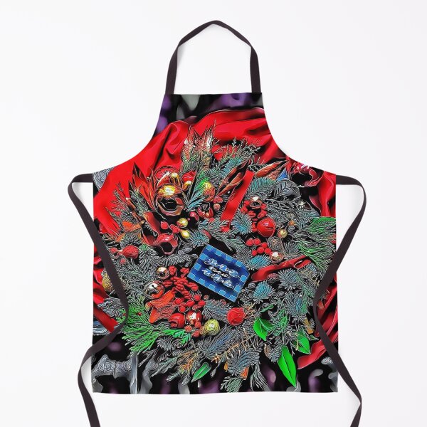 Item preview, Christmas Wreath on Red Scarf designed and sold by RitaMaye.