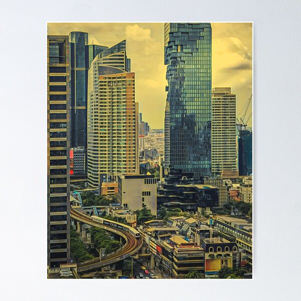 Item preview, Bangkok Streets designed and sold by SofiaStutio.