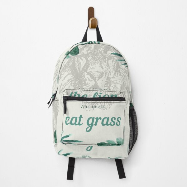 Item preview, Lions don't eat grass proverb designed and sold by Radu Matei.