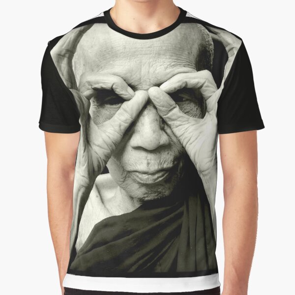 Monk Eyes - Myanmar Graphic T-Shirt