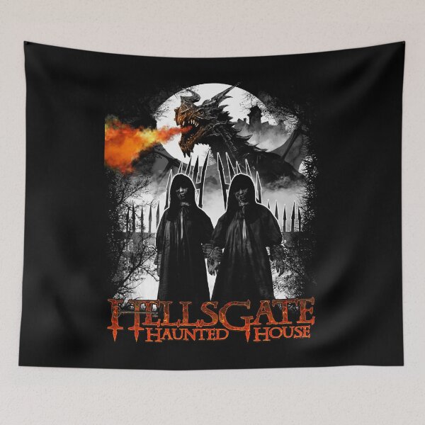 Item preview, HellsGate Haunted House: Twins with Dragon designed and sold by TheZombieArmy.