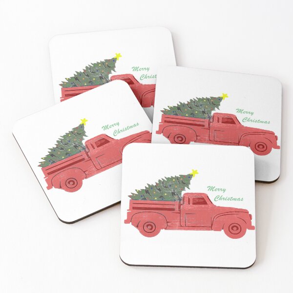 Item preview, Red Christmas Truck designed and sold by Kaydileigh.