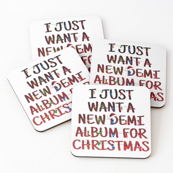 Item preview, 'I JUST WANT A NEW DEMI ALBUM FOR CHRISTMAS' designed and sold by lovaticart.