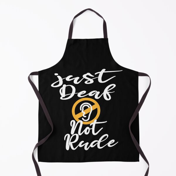 Item preview, juste deaf not rude  designed and sold by melania-shop.