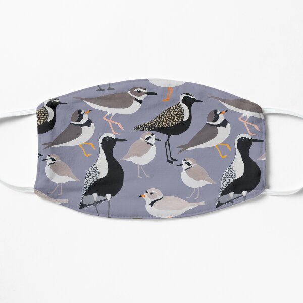 Plethora of Plovers Flat Mask