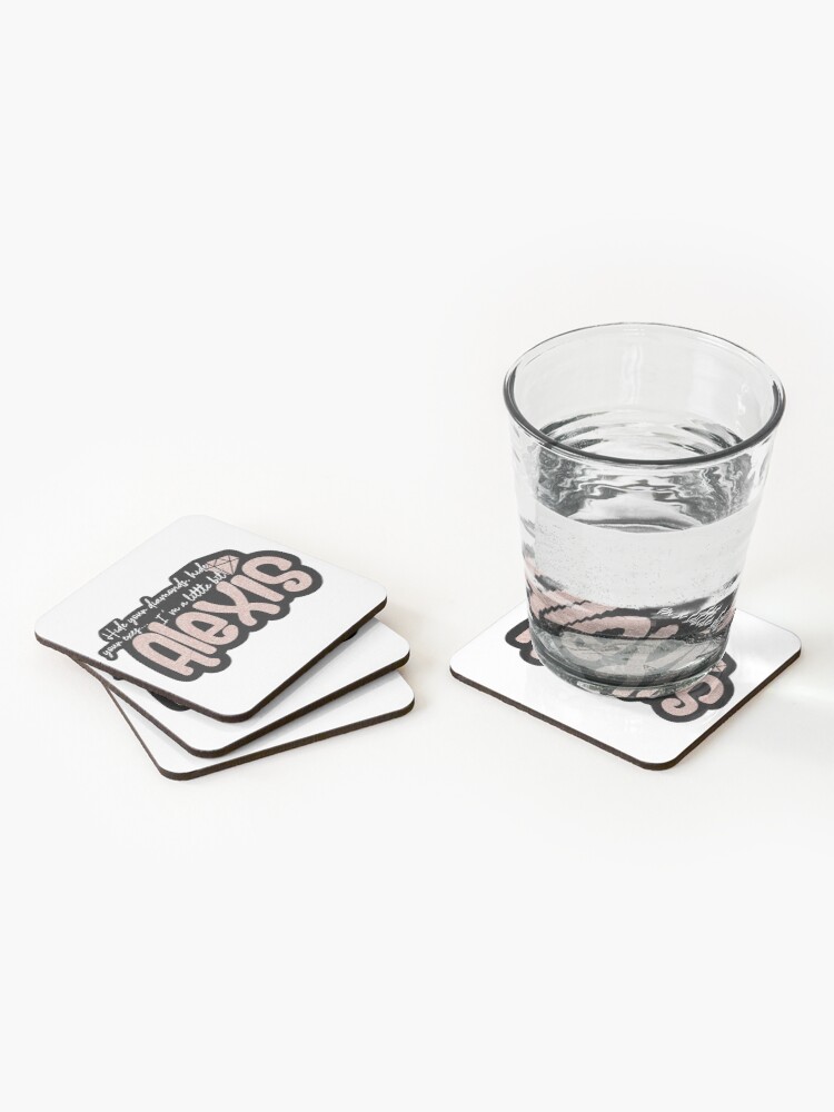 Alternate view of Alexis - Hide your diamonds. Coasters (Set of 4)