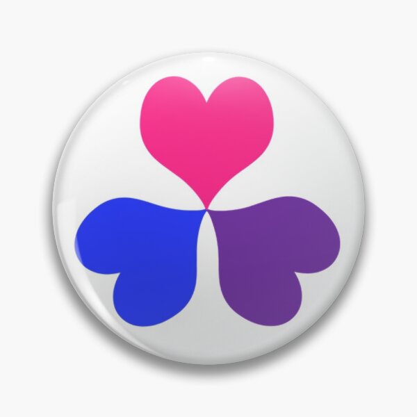 Item preview, Bi Pride Heart-Clubs designed and sold by Infuriating.