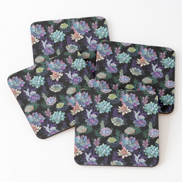 Item preview, Colorful Succulents Pattern designed and sold by adortopia.