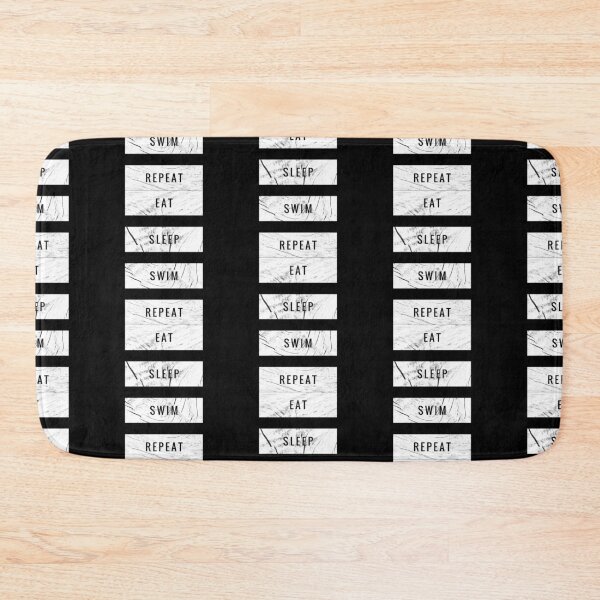 Item preview, Eat sleep swim repeat  designed and sold by ^ H12021 ^.