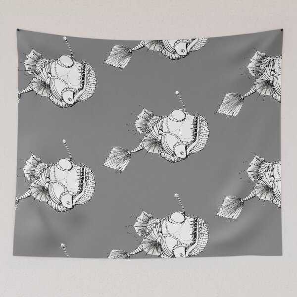 Item preview, Steampunk Angler Fish designed and sold by chrismendezAI.