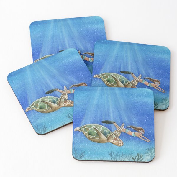 Item preview, Girl and turtle designed and sold by Tina van Dijk.