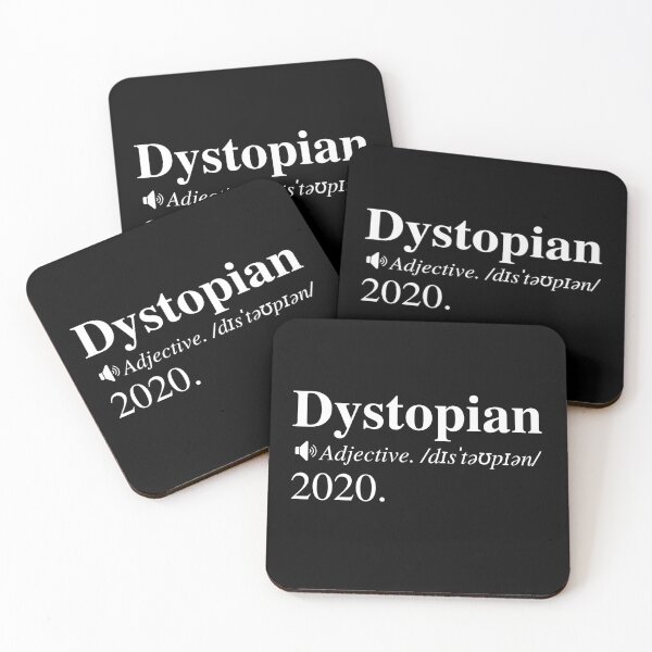Item preview, Dystopian Definition: 2020 (Black Background) designed and sold by mind-illusions.