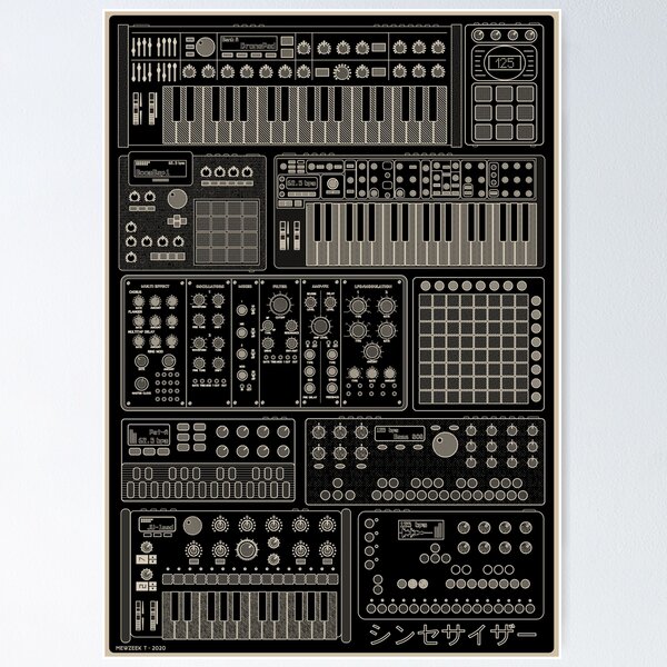 Item preview, Electronic Music Producer and Synthesizer lover designed and sold by mewzeek-T.