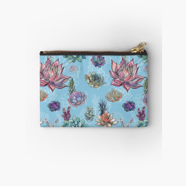 Item preview, Watercolor Echeveria Pattern designed and sold by adortopia.