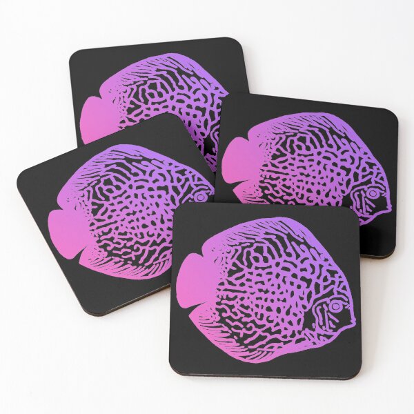 Item preview, Pink and Purple Discus Fish  designed and sold by CaptinAubs.