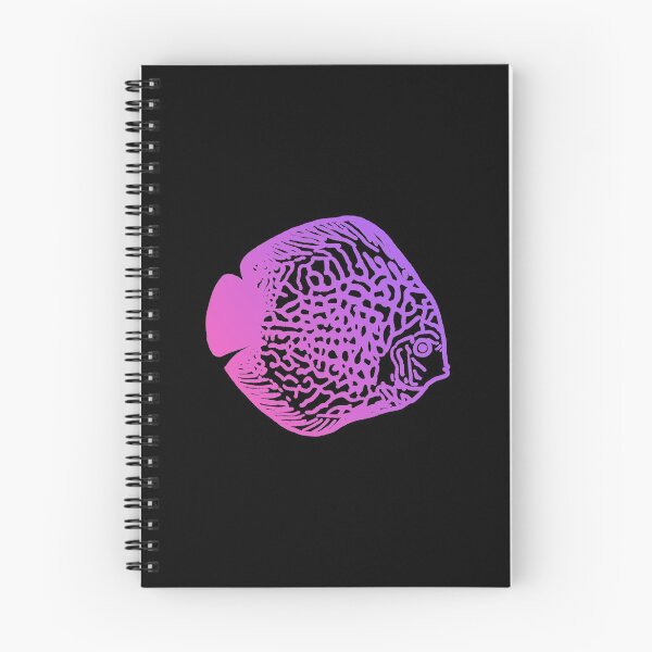 Item preview, Pink and Purple Discus Fish  designed and sold by CaptinAubs.