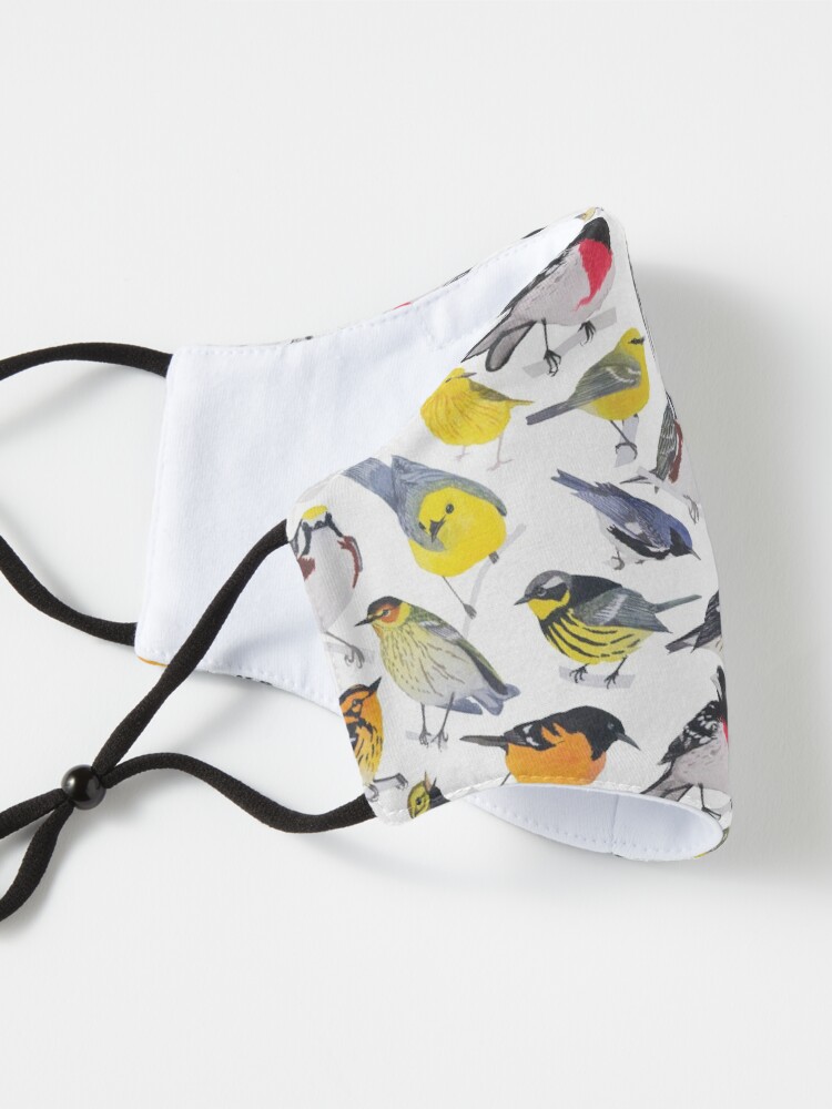 Alternate view of Springtime Birds Mask